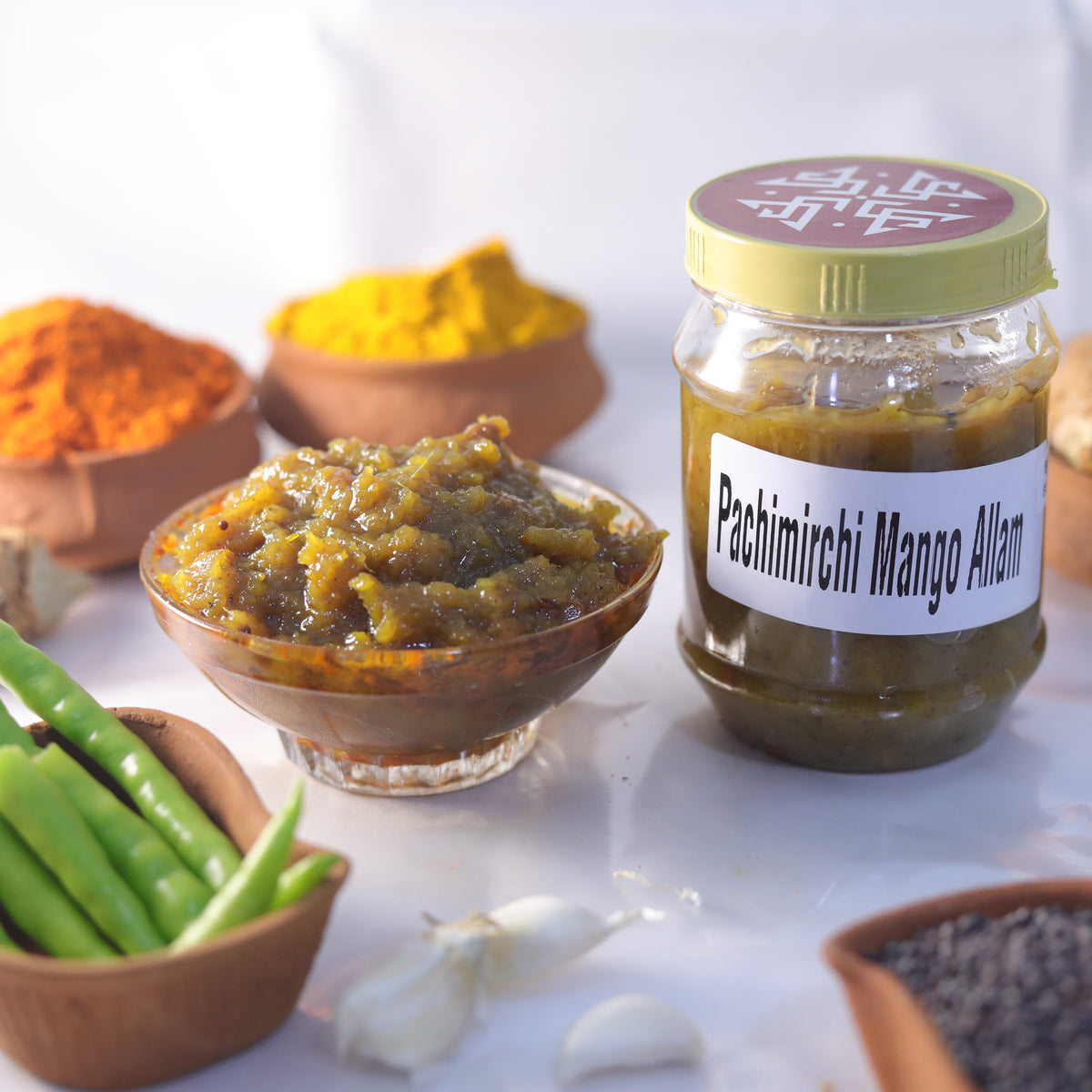 Pachhimirchi Mango Allam Pickle
